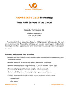 android in the cloud puts ARM servers in Cloud